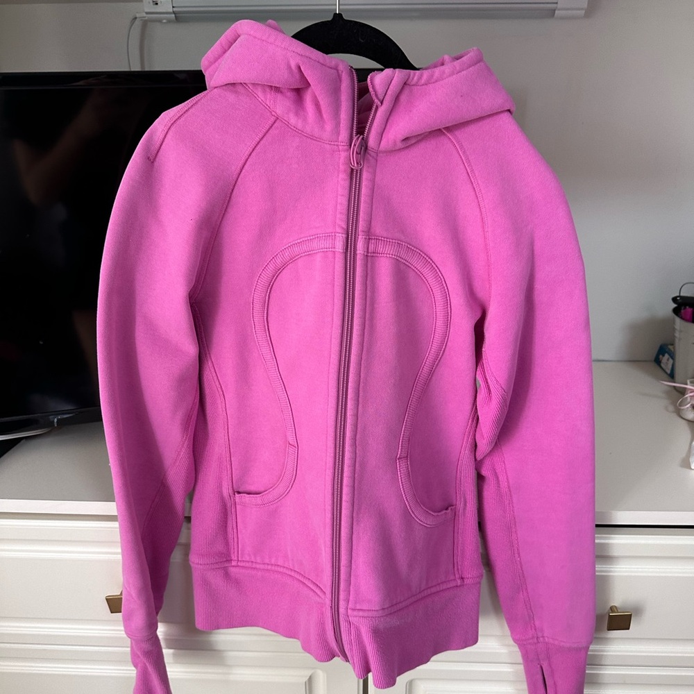Vintage LuluLemon Pink Zip Up Hoodie